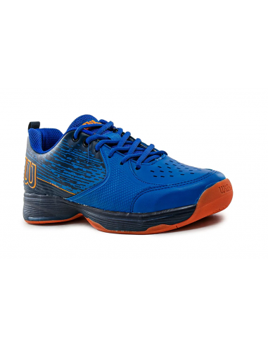 Zapatilla Padel Hombre Azul-Naranja. Jhayber - Ziwi Shoes